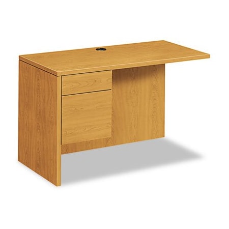 Hon HON, 10500 Series L Workstation Return, 3/4 Height Left Ped, 48w X 24d, Harvest 10516LCC